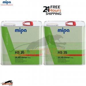 2x MIPA HS35 Hardener Slow 2.5L – 2K HS Acrylic for CC9, CC12, OC, CX4