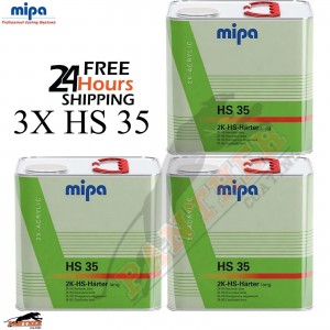 3x MIPA HS35 Hardener Slow 2.5L – 2K HS Acrylic for CC9, CC12, OC, CX4