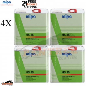 4x MIPA HS35 Hardener Slow 2.5L – 2K HS Acrylic for CC9, CC12, OC, CX4