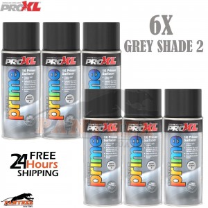 6x PROXL SPECTRO PRIME AEROSOL 400ML - GREY SHADE 2 - PRO XL SPOT ETCH
