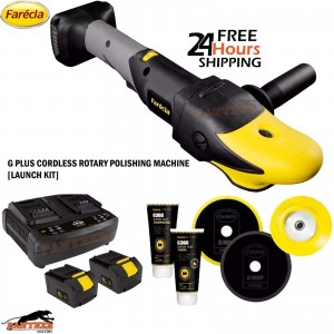 Farecla G Plus GPTK01 Cordless Car Polisher – Rotary Machine Launch Kit