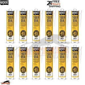 U-POL Tiger Seal White 310ml x12 – Polyurethane Adhesive & Sealant Tubes