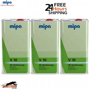 3X Mipa V10 2K Fast Thinner 5L – High-Performance Automotive Paint Reducer