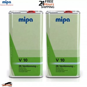 2X Mipa V10 2K Fast Thinner 5L – High-Performance Automotive Paint Reducer