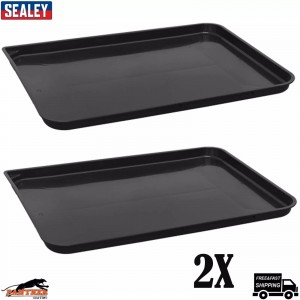 Sealey DRPL05 Low Profile Oil Drip Tray 5L – Workshop Oil Spill Containment