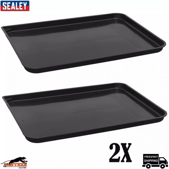 Sealey DRPL05 Low Profile Oil Drip Tray 5L – Workshop Oil Spill Containment