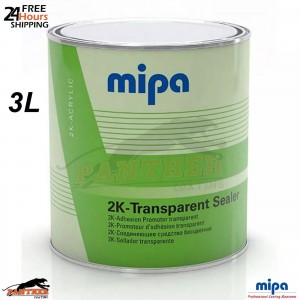 Mipa 2K Transparent Colourless Sealer 3L – Ideal for Automotive Refinishing