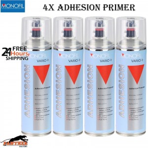 X4 Monofil Vario+ Plastic Primer Adhesion Promoter Clear Aerosol Spray 500ml