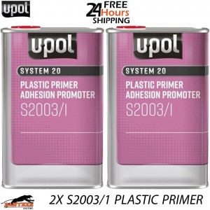 2X U-POL S2003/1 Plastic Primer 1L – High-Quality Adhesion Promoter for Bumpers