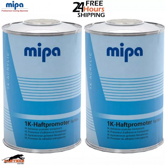 2X MIPA Adhesion Promoter 1L - Ideal for Plastic, Aluminium & Copper Surfaces