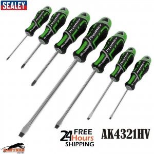 Sealey Premier GripMAX® 33-Piece Hi-Vis Screwdriver & Bit Set Tool– AK4321HV