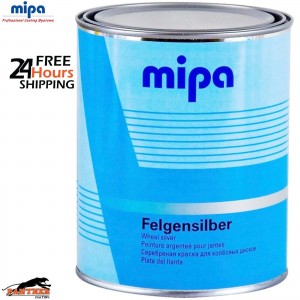 MIPA Felgensilber Synthetic Wheel Silver Paint 1L - High Quality Finish