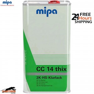 MIPA CC14 THIX 2K HS Clear Lacquer 5L - Durable High Shine Finish
