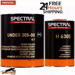 Novol Spectral UNDER 305-00 P5 BLACK EPOXY FILLER with H 6305 3.5L KIT
