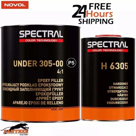 Novol Spectral UNDER 305-00 P5 BLACK EPOXY FILLER with H 6305 3.5L KIT