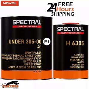 Novol Spectral UNDER 305-00 P1 WHITE EPOXY FILLER with H 6305 3.5L KIT