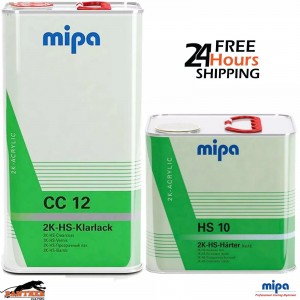 MIPA CC12 HS Show Finish 2K Clearcoat 7.5L Kit + HS10 Fast Hardener - Premium
