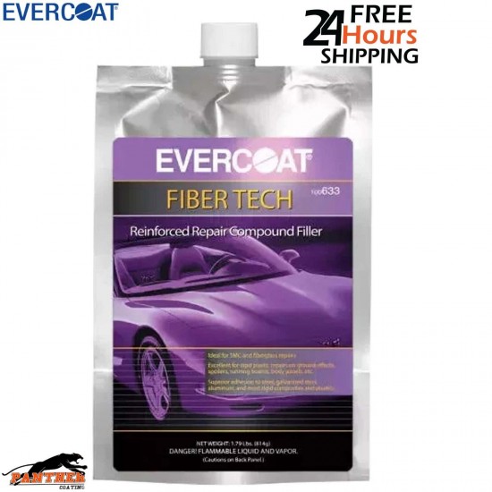 EVERCOAT FIBER TECH KEVLAR REINFORCED REPAIR COMPOUND FILLER 709ML INC HARDENER