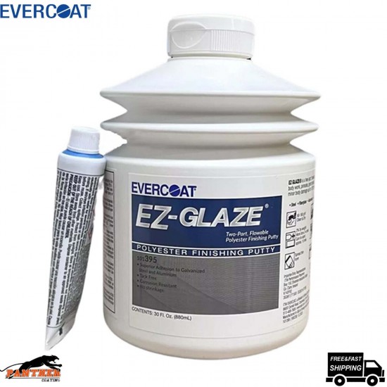 EVERCOAT 101395 EZ-GLAZE FINE FINISHING PUTTY 880ML - WITH BPO HARDENER