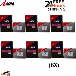 6X IMPA 2K MS Clearcoat / LACQUER With Hardener 7.5 Litre kit