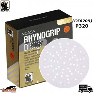 INDASA C56209 HT LINE ULTRAVENT GRIP SANDING DISCS 150MM PK50 - P320