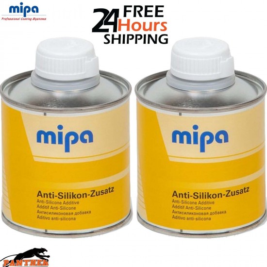2X Mipa anti silicone additive fish eye bump prevention 250ml