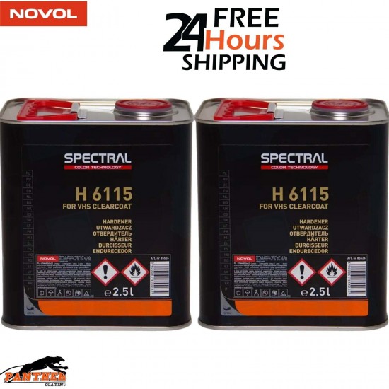 2‌X NOVOL Spectral H 6115 FAST Activator / Hardener 2.5L For 565, 525-00& 565-00