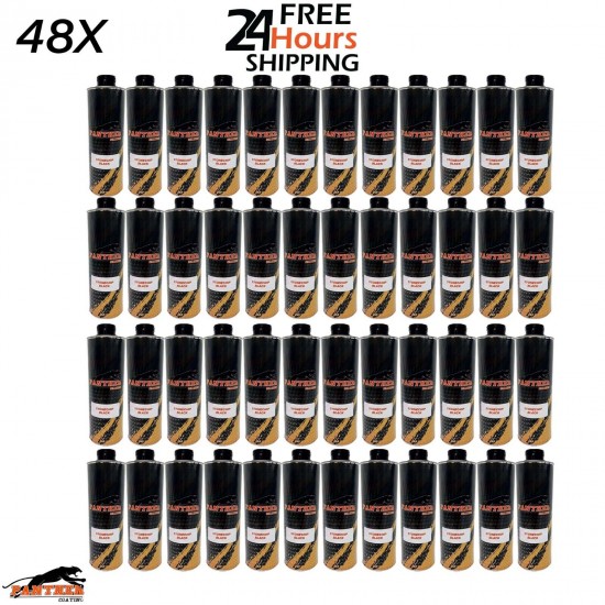 48X PANTHER COATING STONECHIP BLACK UNDERBODY - 1 LITRE
