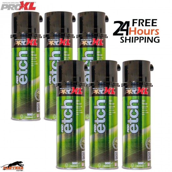 6X PRO XL PRO ETCH PRIMER AEROSOL SPRAY - 500ML PROXL HIGH QUALITY - GREY