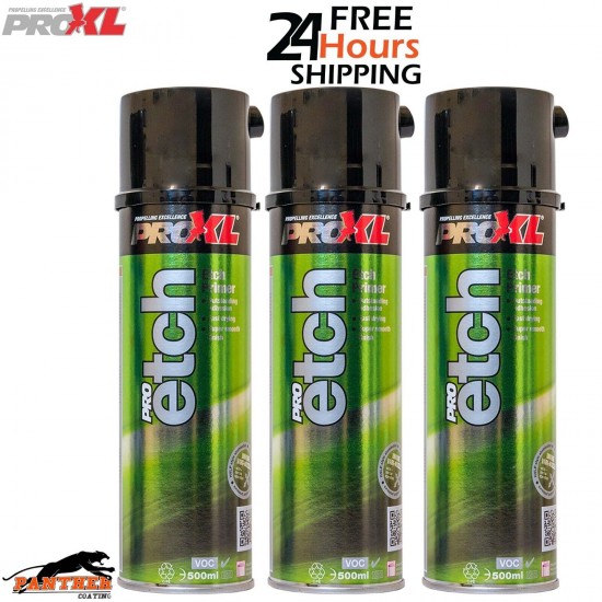 3X PRO XL PRO ETCH PRIMER AEROSOL SPRAY - 500ML PROXL HIGH QUALITY - GREY