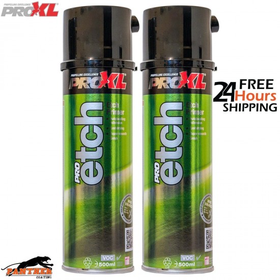 2X PRO XL PRO ETCH PRIMER AEROSOL SPRAY - 500ML PROXL HIGH QUALITY - GREY