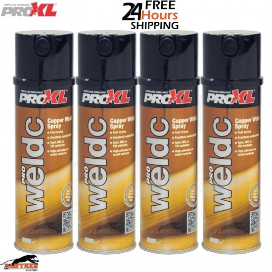 4X PRO XL PROWELDC COPPER WELD THROUGH PRIMER AEROSOL 500ML - PROXL