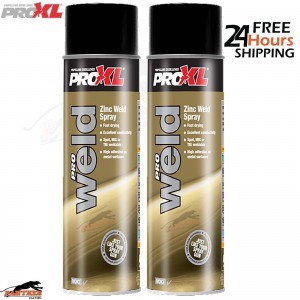 2X PRO XL ZINC WELD SPRAY AEROSOL - 500ML - PROXL PROWELD -