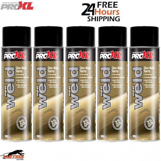 5X PRO XL ZINC WELD SPRAY AEROSOL - 500ML - PROXL PROWELD
