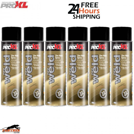 6X PRO XL ZINC WELD SPRAY AEROSOL - 500ML - PROXL PROWELD