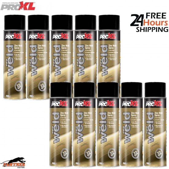 10X PRO XL ZINC WELD SPRAY AEROSOL - 500ML - PROXL PROWELD