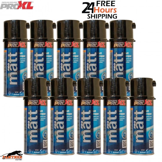 10x ProXL ProMatt 400ml Aerosol Lacquer Clearcoat Pro XL Pro Matt