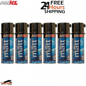 6x ProXL ProMatt 400ml Aerosol Lacquer Clearcoat Pro XL Pro Matt
