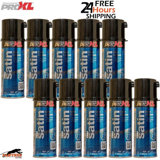 10x ProXL ProSatin 400ml Aerosol Satin Lacquer Pro XL Pro Satin