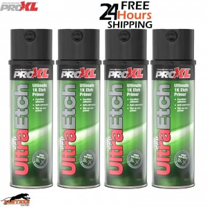 4x Pro XL Ultra Etch Aerosol 500ml - Fast Drying, Wet on Wet, Anti-corrosive