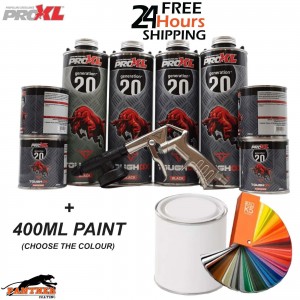 Proxl ToughOX Truck Bed Liner – Tintable Kit (4 x 1lt) with gun+400ML PAINT