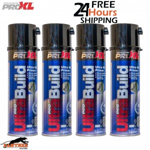 4X PROXL Pro Ultra Build High Build Primer Aerosol 500ml BLACK