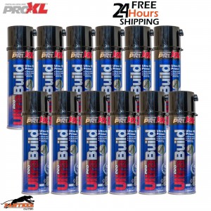 12X PROXL Pro Ultra Build High Build Primer Aerosol 500ml BLACK