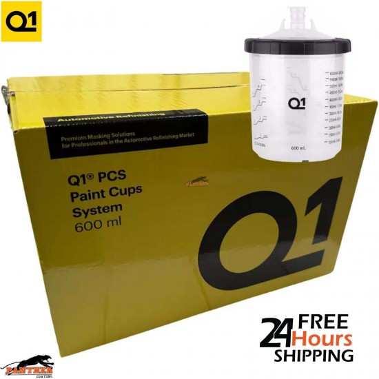 Q1 PCS Paint Cup System 600ML 125M - Pack of 50