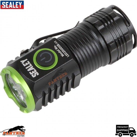 Sealey 24W SMD LED Rechargeable 2500 Lumen 4-Mode Pocket Light Torch, LED2500SB
