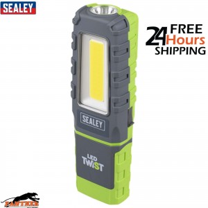 Sealey LED Twist Rechargeable Inspection Light 5W COB & 1W SMD LED601G