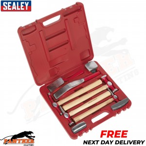 Sealey CB58 Panel Beating Set 9pc Bodywork Repair Kit in Case