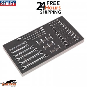 Sealey S01125 Tool Chest Tray Specialised Spanner Metric 30 Piece Set