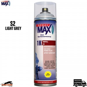SPRAYMAX 1K UNIFILL PRIMER AEROSOL 500ML - S2 LIGHT GREY 680421