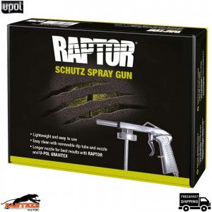 U-POL RAPTOR GRAVITEX BED LINER SPRAY GUN STONECHIP SCHUTZ GUN/1 *GENUINE UPOL*